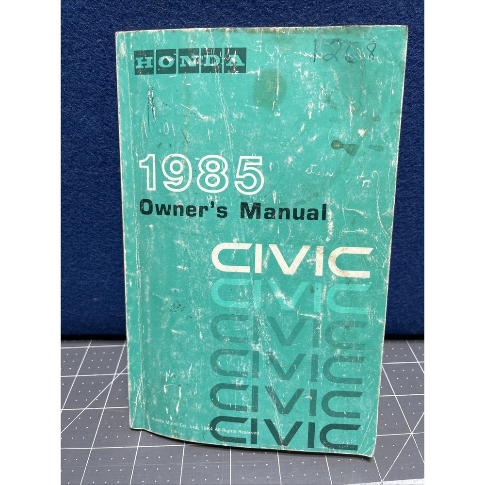1985 Honda Civic Owners Manual Owner Guide Book Original OEM